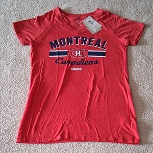 New CCM Red Hockey Team Tee Montreal Canadiens